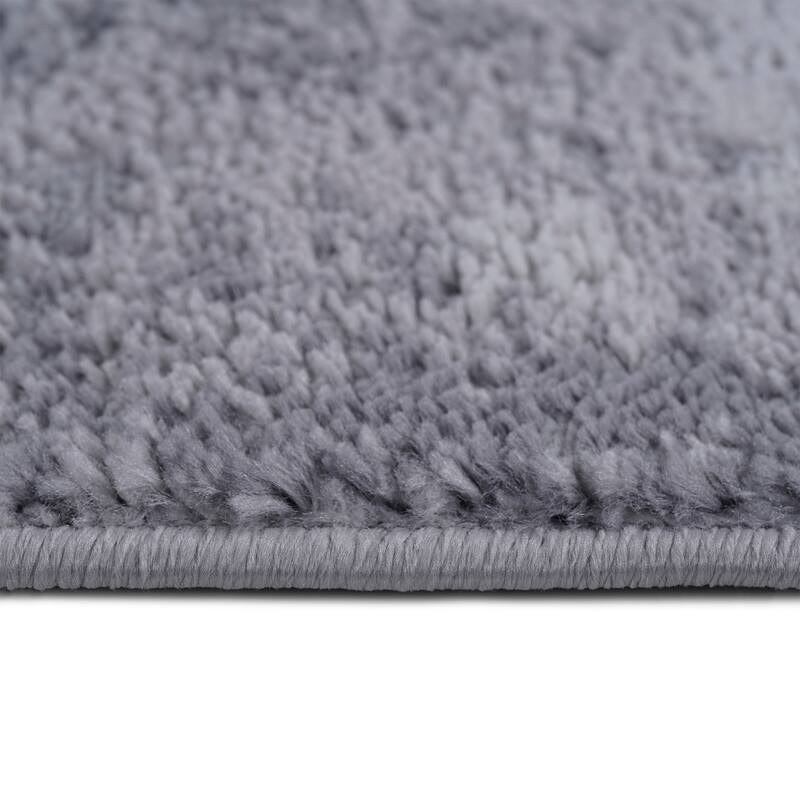 Besma Luxury Modern Area Rug With Abstract Patterns (Light Grey)