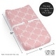 preview thumbnail 5 of 3, Sweet Jojo Designs Pink Bows Girl Changing Pad Cover Sheet - Bow Coquette, Shabby Chic, Vintage Ballerina Dancer Princess Ballet