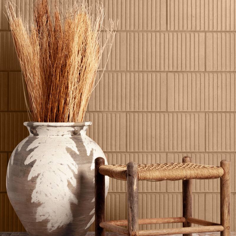 Merola Tile Kings Loft Clay 7-7/8" x 15-3/4" Ceramic Wall Tile