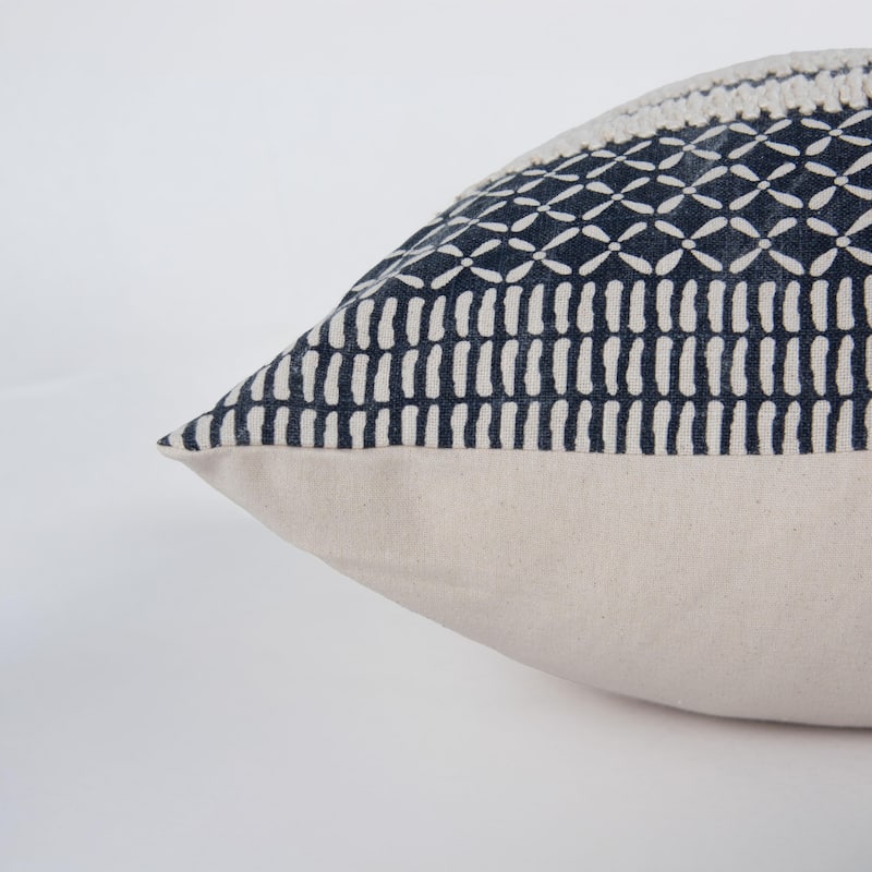 Rizzy Home Textured Stripe Throw Pillow, 20x20