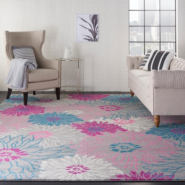 Nourison Passion Abstract Modern Floral Area Rug. Opens flyout.