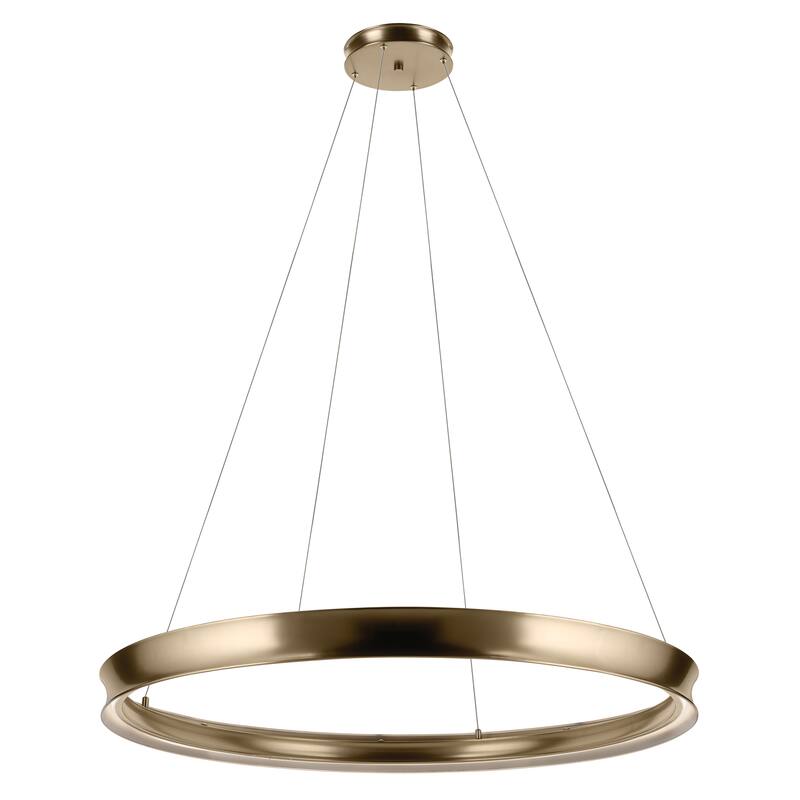 Larousse 49.5 Inch LED Chandelier in Champagne Bronze