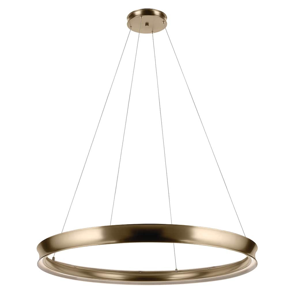 Larousse 49.5 Inch LED Chandelier in Champagne Bronze