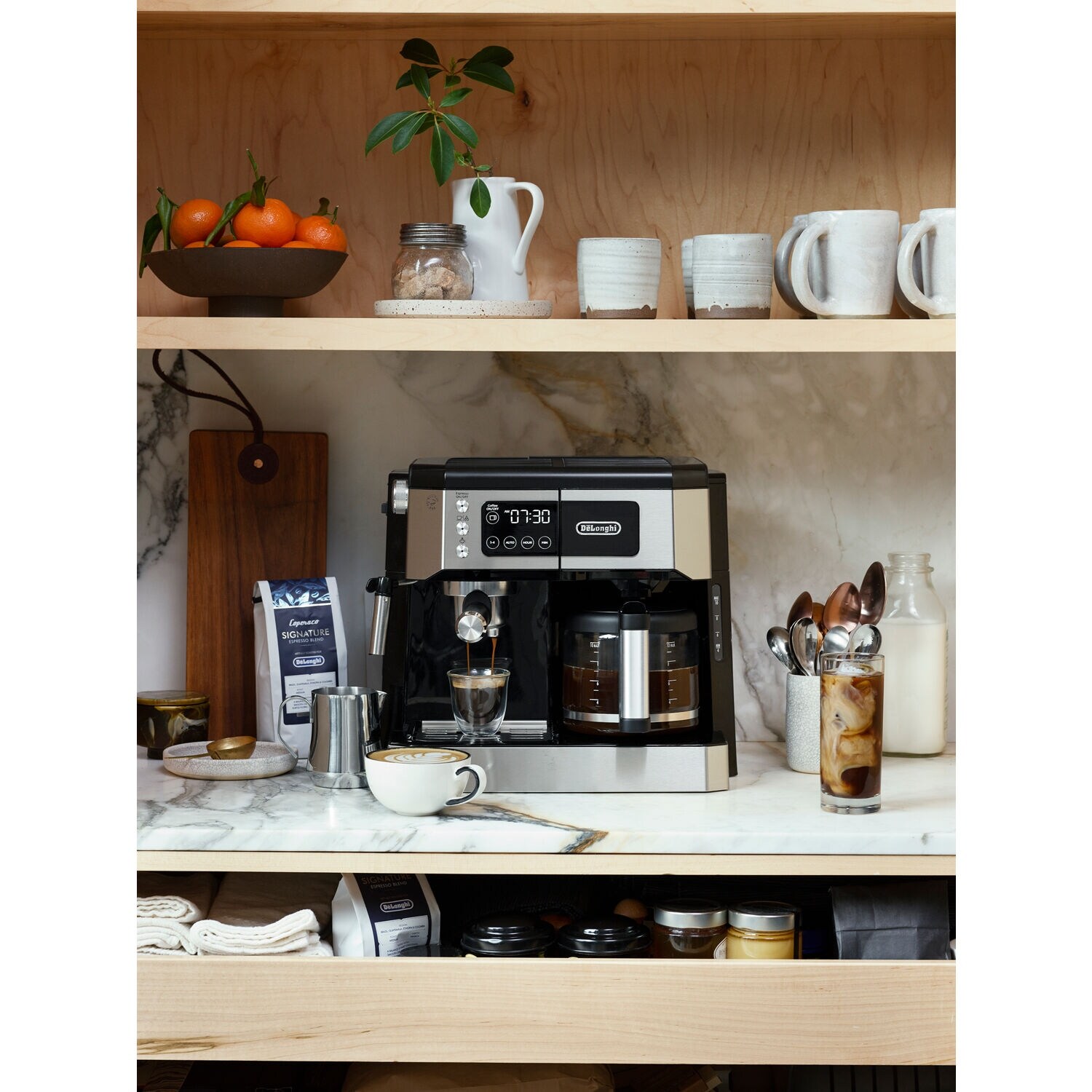 SHOHEI　De'Longhi MDH0P-PB De'Longhi All-In-One Combination Coffee and Espresso Machine