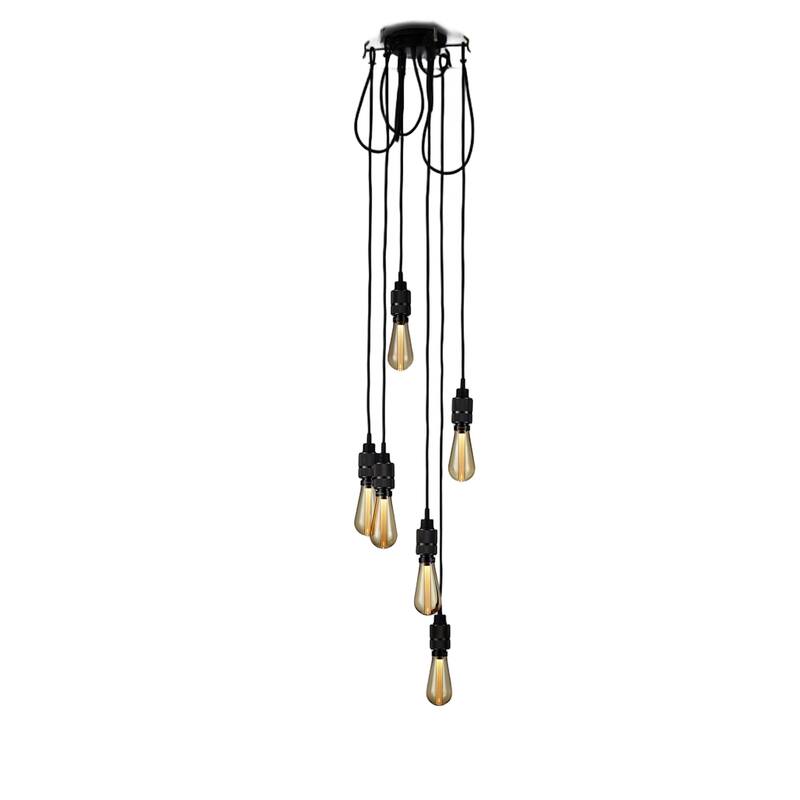 Buster + Punch NHK-05326 Hooked 6 Light 6" Wide Multi Light Pendant - Brass