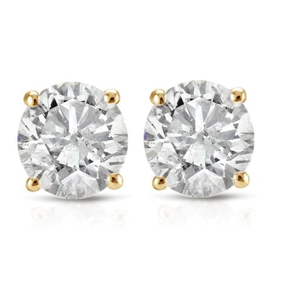 Bliss Diamond 1/3ct Diamond Studs Yellow Gold