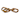 Delby Table Top Decor Sculpture, Wood Chain Link Design, Natural Brown Wood