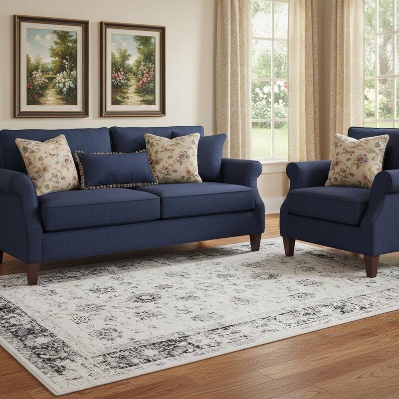 HomeRoots Oriental Casual Rectangle Area Rug - 8' X 10'