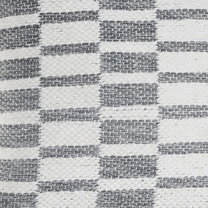 HomeRoots Set of Two 18" Gray Geometric Cotton Throw Pillows