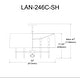 preview thumbnail 6 of 5, 6LT Incandescent Chandelier, VB w/ Wht Shade