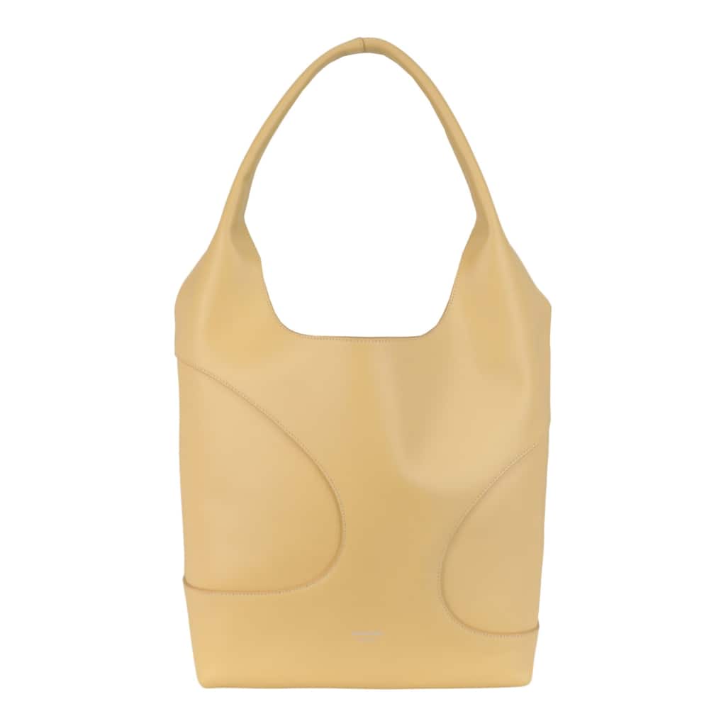 Ferragamo Debossed Cut-Out Hobo Bag