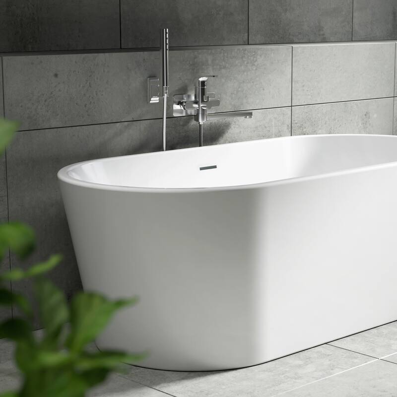 Niagara Highflow Wall Mounted Tub Filler with Pivoting Arm Spout and Handshower Chrome