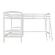 preview thumbnail 13 of 25, Modern Twin Size L Shaped Solid Pine Wood Bunk Bed with Full Length Guardrail and 2 Ladder