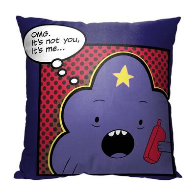 Warner Brothers Adventure Time It's Not You It's Me 18 Inch Throw Pillow