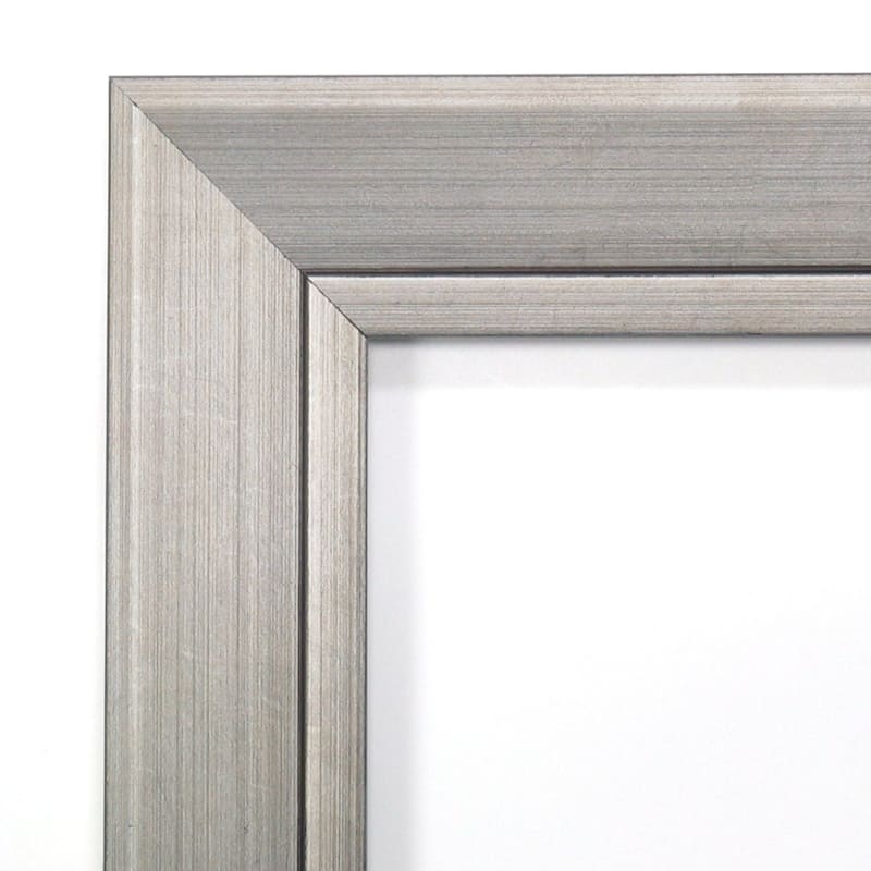 Framed Magnetic Board, Romano Silver