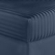 preview thumbnail 19 of 88, Home Sweet Home Dream Striped 1200 TC Egyptian Cotton Deep Pocket Bed Sheet Set Navy - California King