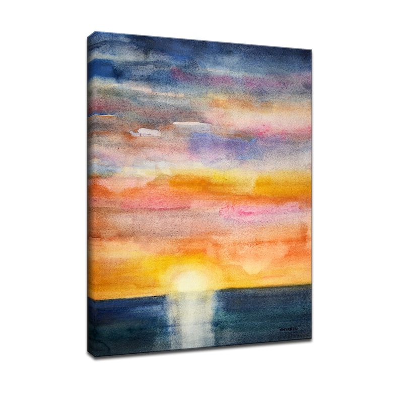 'Glorious Sunset' Wrapped Canvas Wall Art by Norman Wyatt Jr.