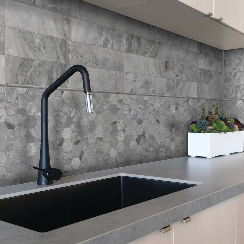 TileHQ 1/2" x 12" Polished Marble Pencil Trim (Sold By the Piece)