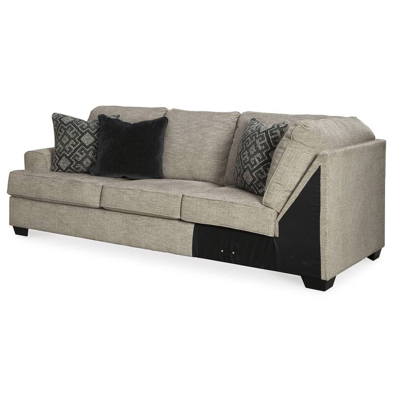 Signature Design by Ashley Bovarian Brown 2-Piece Sectional - 102" W x 99" D x 39" H