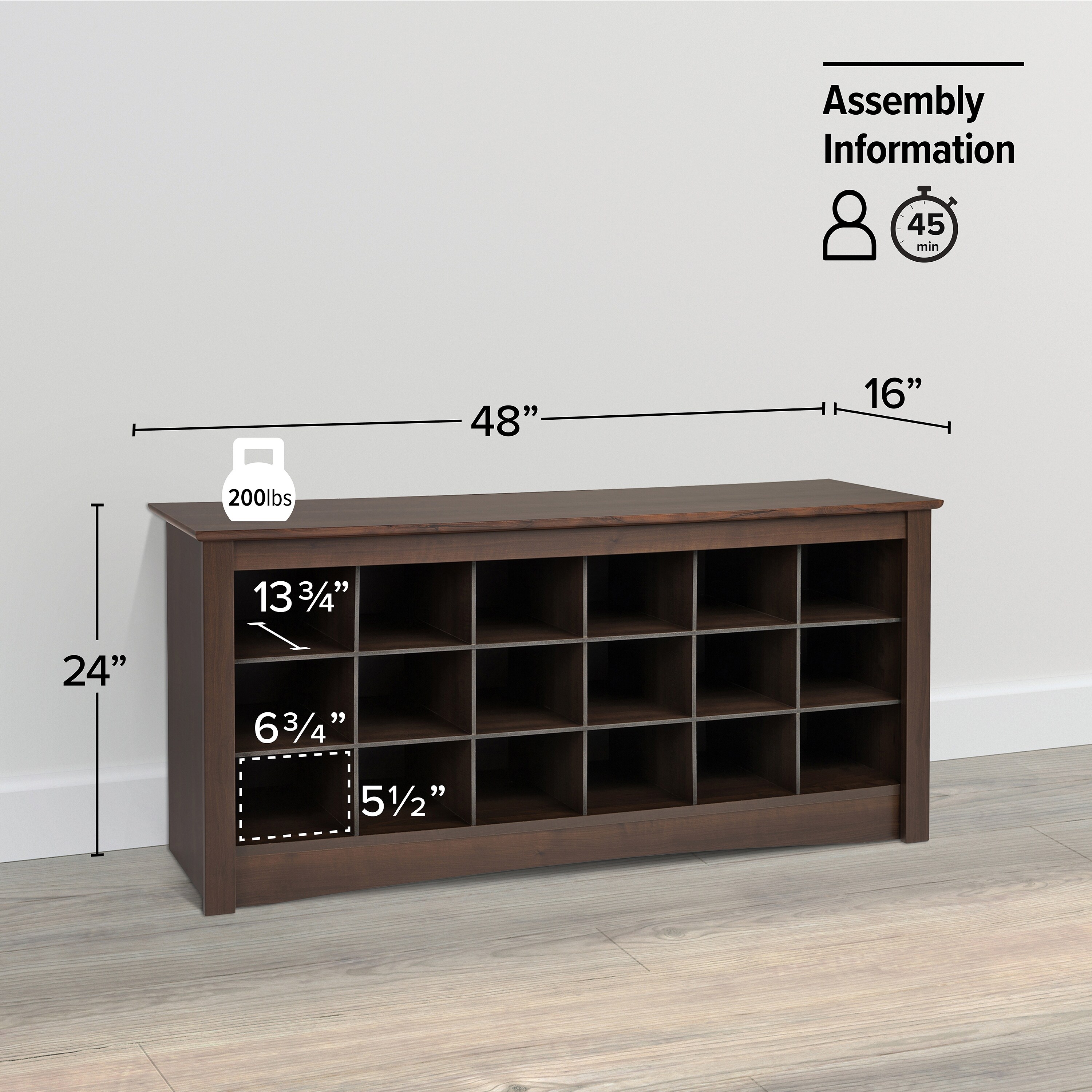 Copper Grove Arrowstone Espresso Shoe Storage Cubbie Bench Bed Bath Beyond 20306390