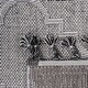 preview thumbnail 6 of 5, LOOM & LUXE Collection White/Grey/Trellis Indoor/Outdoor Area Rug