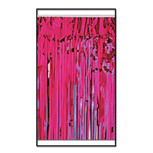 Shop Pack of 6 Cerise Pink Metallic 2-Ply Hanging Fringe ...