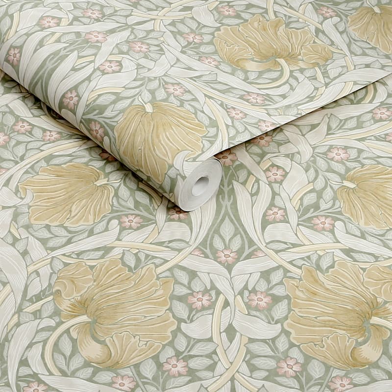 William Morris Pimpernel Spring Breeze Wallpaper