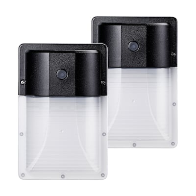 2-Pack Dusk to Dawn LED Wall Pack Light with Photocell, 12W 1440lm
