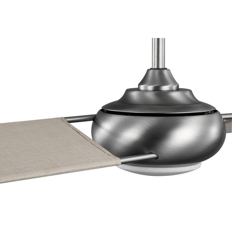 Edisto 54" Collection Indoor Outdoor Ceiling Fan with Two Canvas Wrapped Blade - 10.870" x 27.500" x 13.500"