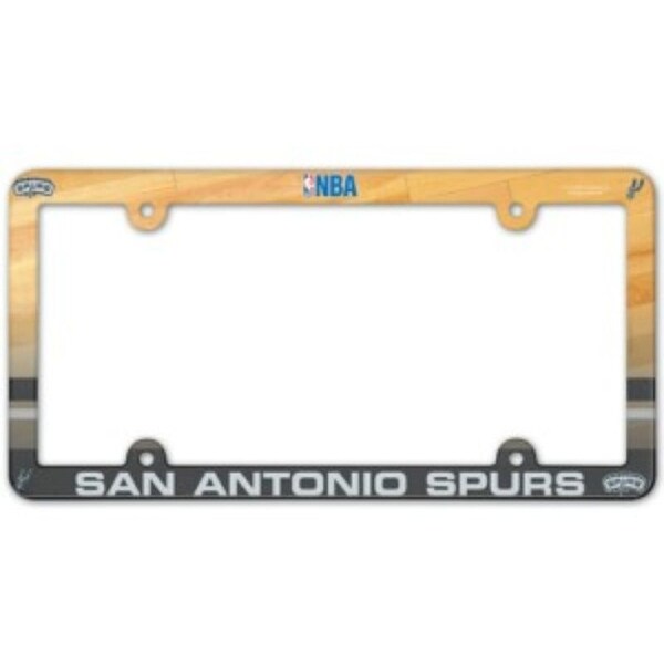 San Antonio Spurs License Plate Frame - Full Color - Multi-Color - Overstock - 33295385