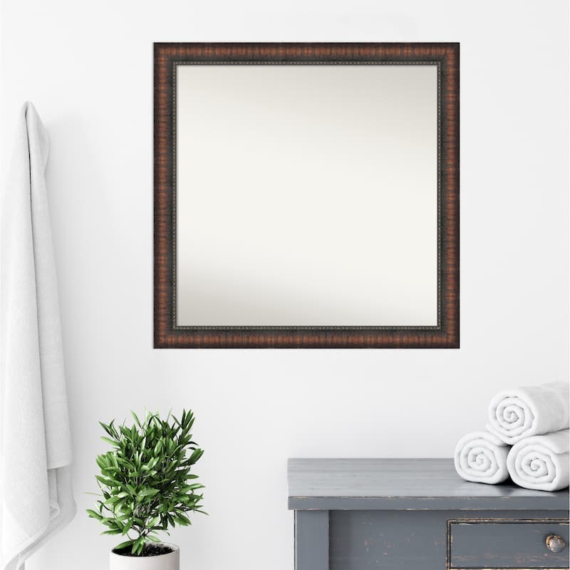 Caleb Brown Non-Beveled Framed Bathroom Vanity Wall Mirror - Caleb Brown