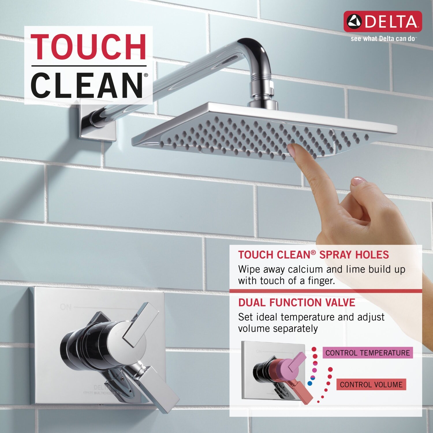 Shop Delta T17253 Vero Monitor 17 Series Dual Function Pressure