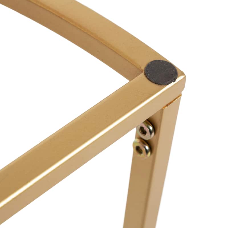 Kate and Laurel Dorrah Half-Circle Console Table