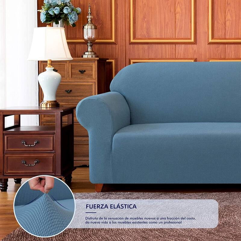 Subrtex 1-Piece Sofa Cover Stretch Soft Couch Loveseat Slipcover