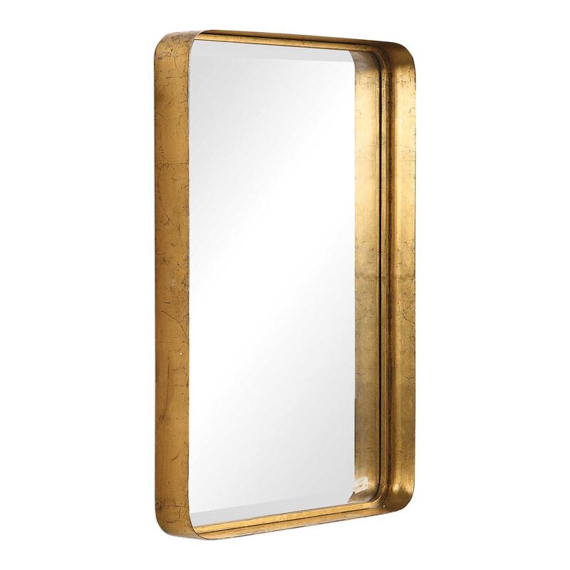 Uttermost Crofton 30" X 20" Rectangular Deep Frame Gold Vanity