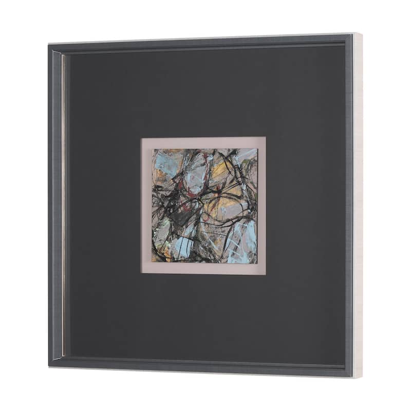 Passtime II by Mercana Studio a Hand Embelished Textured Framed Art Print Matted under Glass