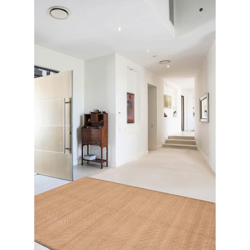 Kashkuli Gabbeh Tan Rug 6'8" x 9'4" - 6'8 x 9'4
