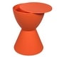 preview thumbnail 25 of 143, Boyd Round Side Table with Ribbed Design Base - Accent Hourglass End Table with Removable Lid for Living Room & Bedroom