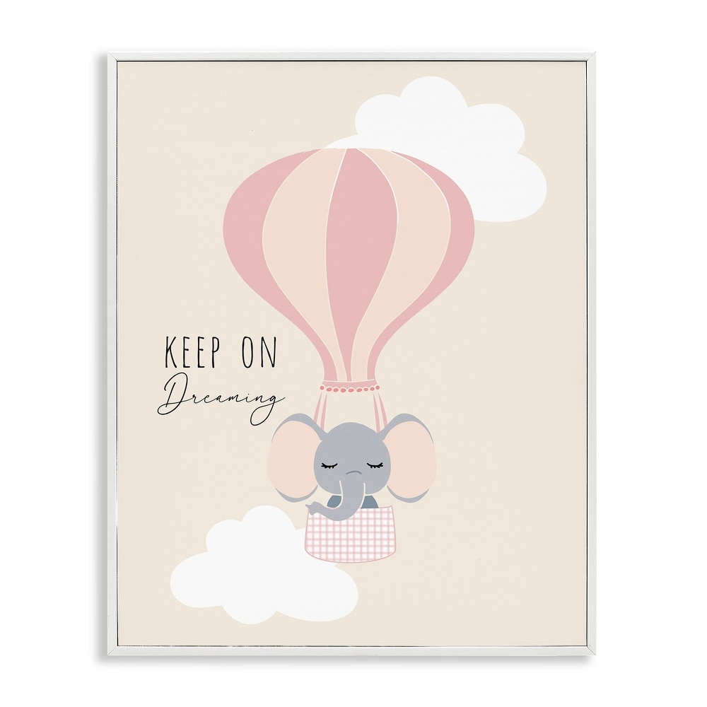 Stupell Inspiring Keep On Dreaming Framed Giclee Art Design By Chen Alyesh