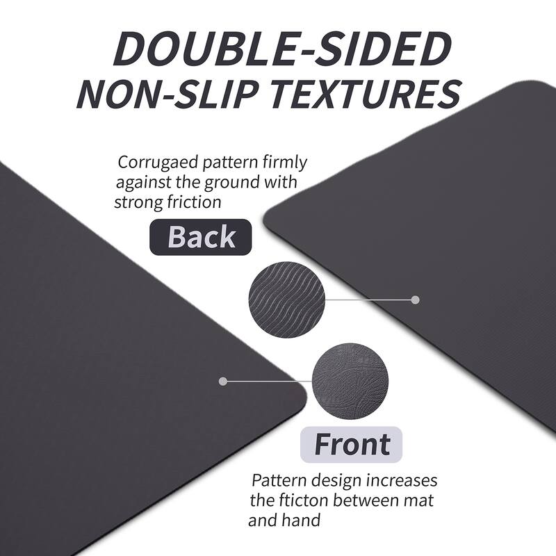 72"x24" Non-Slip TPE Yoga Mat, Exercise Mat for Pilates and Home