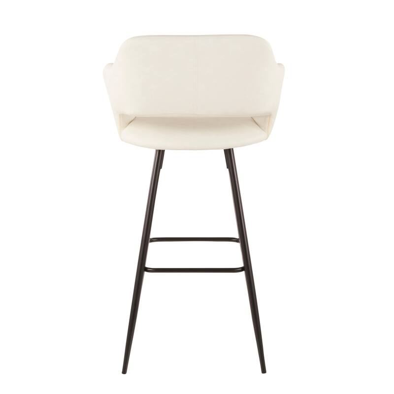 Carson Carrington Vallen Faux Leather Bar Stools (Set of 2) - N/A