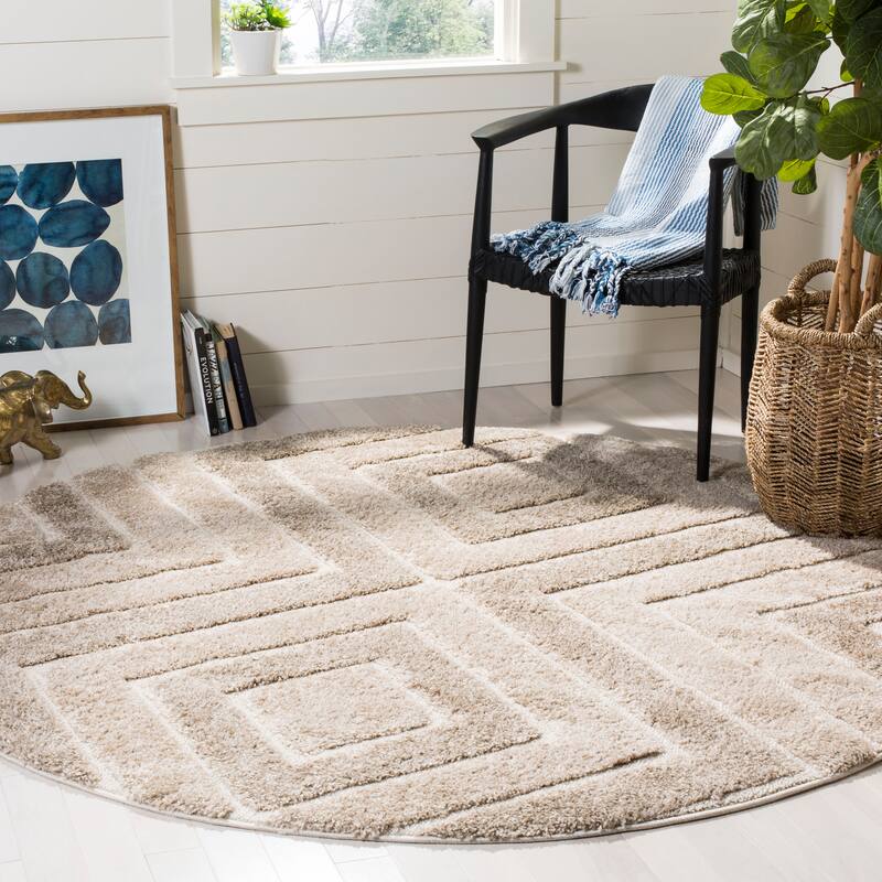 SAFAVIEH Memphis Shag Leftera 1.2 inch-thick Rug