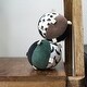 preview thumbnail 5 of 3, Wee Gallery Taggy Ball with Rattle - Jungle Leaves