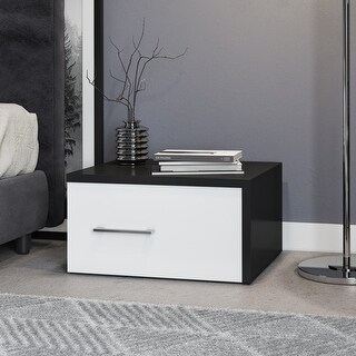 Shop Porch Den Luelling Black And White Nightstand Overstock 28940986