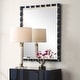 preview thumbnail 4 of 3, Uttermost 08207 Gulf 31"W x 39"H Rectangular Beveled Accent Mirror - Blue