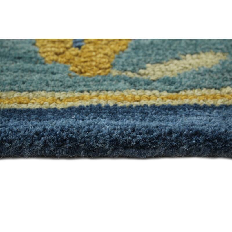 Bashian Priory Azure Transitional Area Rug