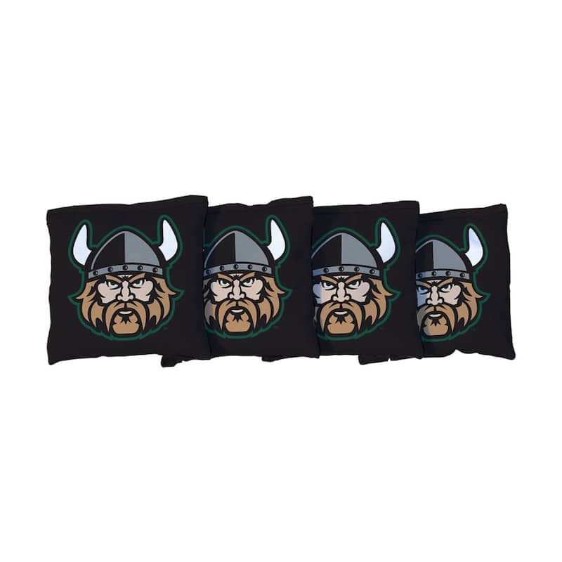 Cleveland State Black Cornhole Bags - Corn Filled