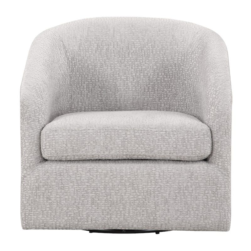 Parker Swivel Tub Chair in Sterling