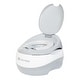 preview thumbnail 1 of 4, Baby Trend 3 in 1 Potty Seat,Grey - Silver