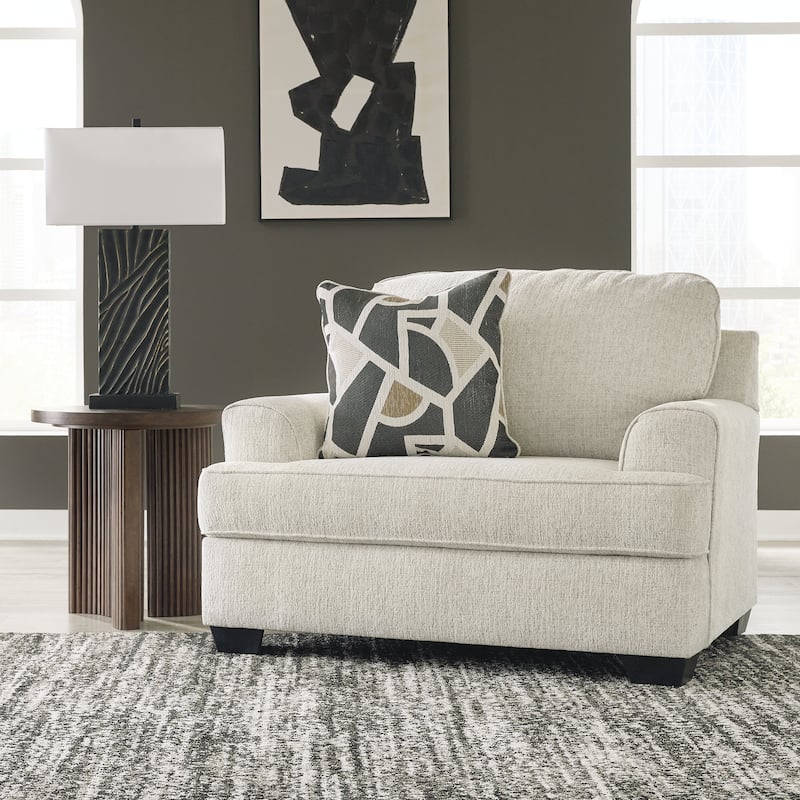 Signature Design by Ashley Heartcort Beige Oversized Chair - 51" W x 40" D x 39" H